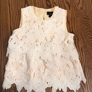 Dolce Vita Floral Lace Sleeveless Blouse